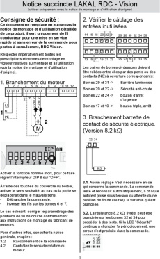 Notice succincte LAKAL RDC Vision