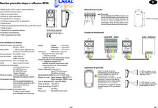 Notice de montage barrière photo électrique à réflexion RP25