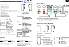 Notice de montage barrière photo électrique unidirectionnelle EL25