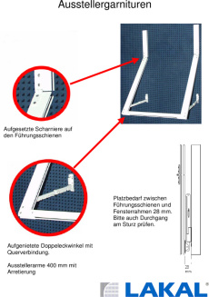 Montageanleitung Ausstellergarnituren