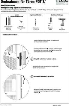 Für Türen PDT3 Option Schiebeverschluss