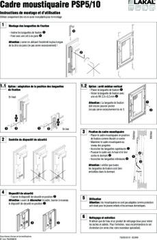 Cadre moustiquaire PSP 5-10