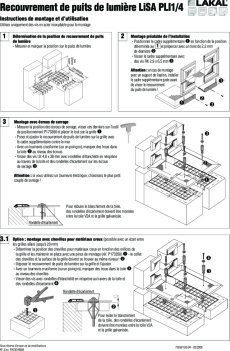 Recouvrement de puits de lumière LISA PLI 1-4