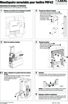 Moustiquaire enroulable pour fenêtre PRF 4-2