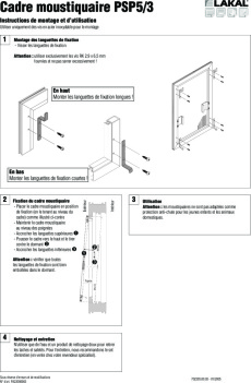 Cadre moustiquaire PSP 5-3