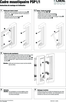 Cadre moustiquaire PSP 1-1