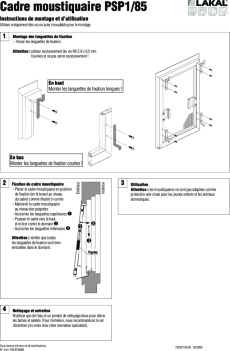 Cadre moustiquaire PSP 1-85