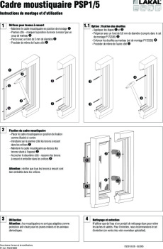 Cadre moustiquaire PSP 1-5