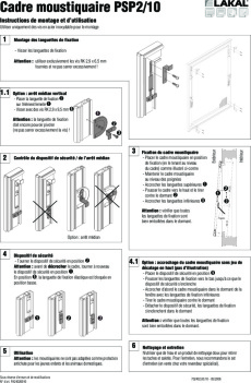 Cadre moustiquaire PSP 2-10