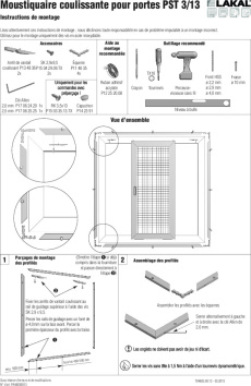 Moustiquaire coulissante pour portes PST 3-13