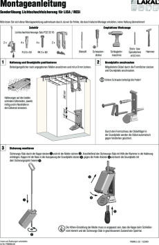 Sonderlösung Lichtschachtsicherung für LISA RESI