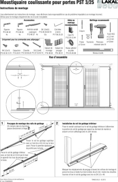 Moustiquaire coulissante pour portes PST 3-25