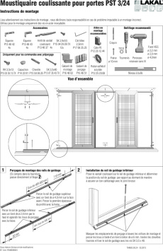 Moustiquaire coulissante pour portes PST 3-24