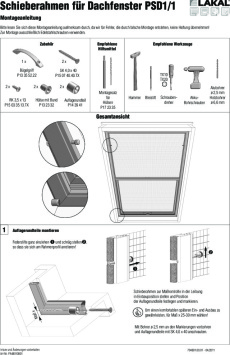 Für Dachfenster PSD1_1