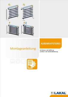 Vorschau Montageanleitung Aussenraffstores