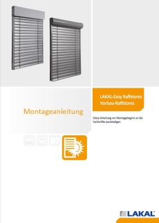 Montageanleitung Easy und Vorbauraffstore